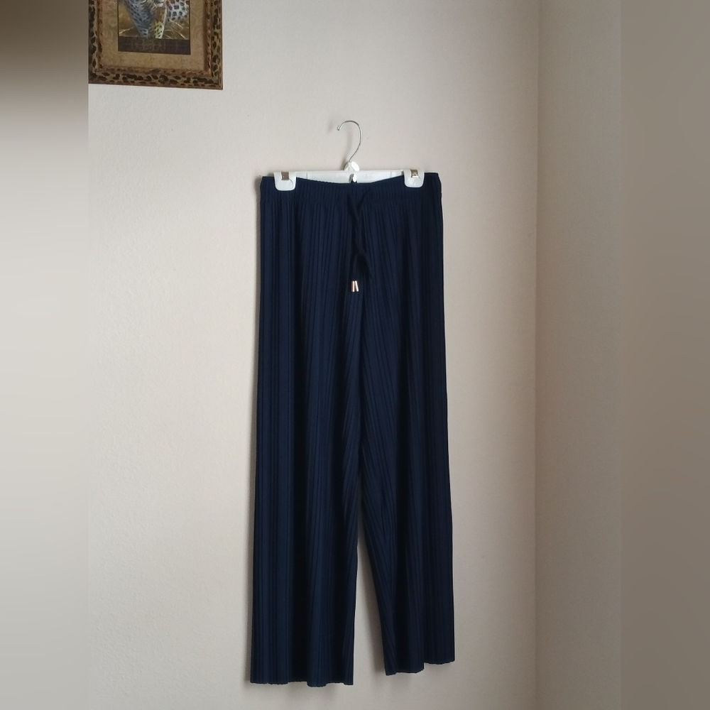 RD & KaKa Pants Women PM Dark Blue Flare Any Occasions Date Night Church Y2K